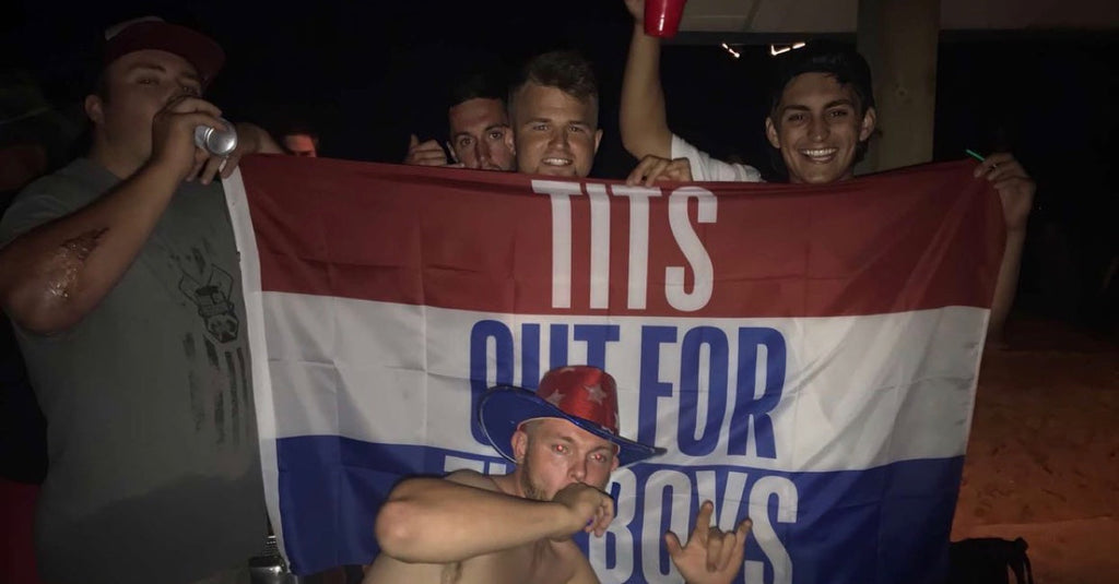 Hype Flags - Tits Out For The Boys Flag
